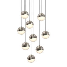 Sonneman 2916.13-MED - 9-Light Round Medium LED Pendant