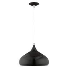 Livex Lighting 41173-68 - 1 Lt Shiny Black Mini Pendant