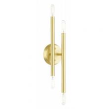 Livex Lighting 46771-12 - 4 Lt Satin Brass ADA Wall Sconce