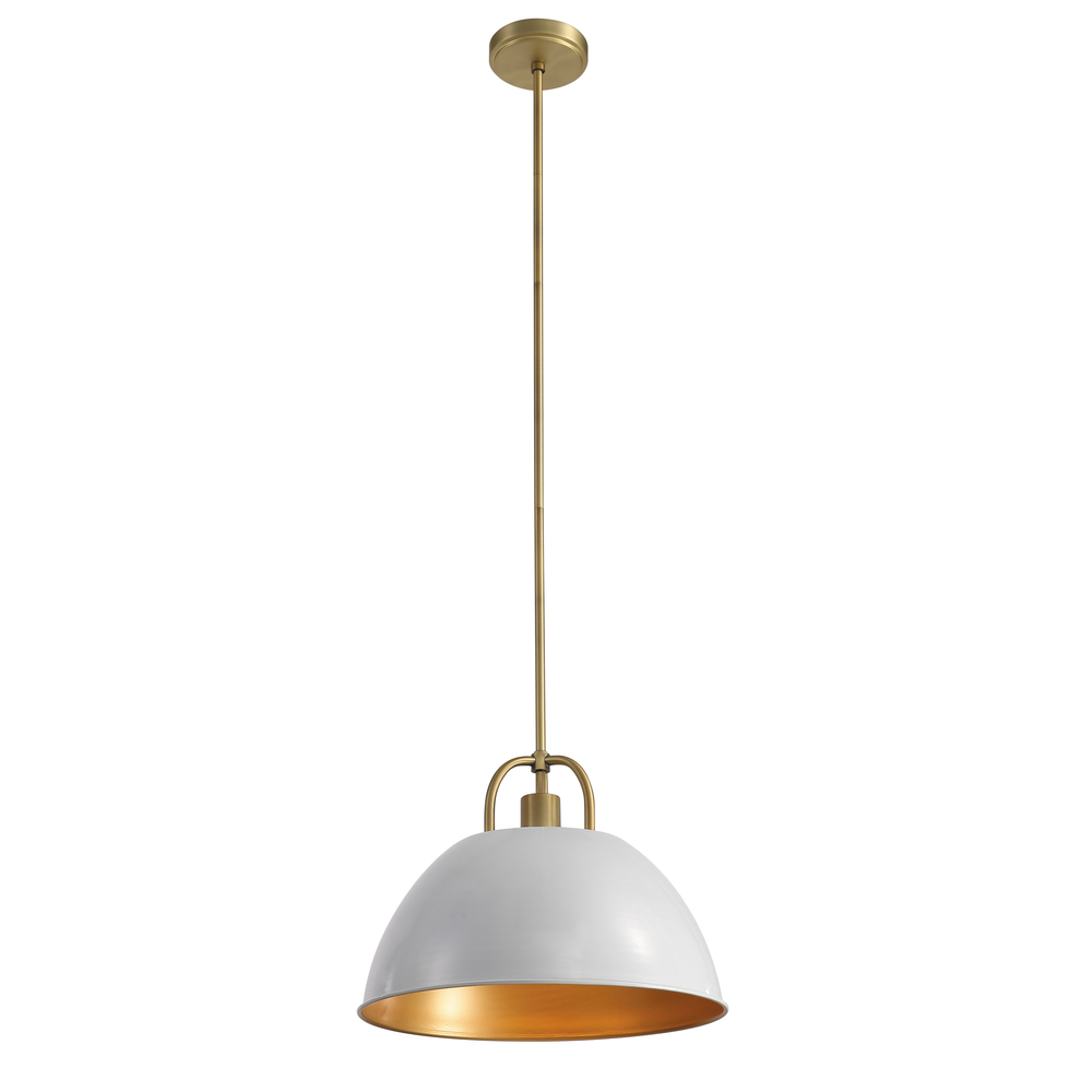 Bellagio Pendant With White Finish