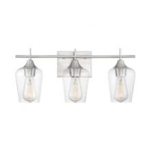 Savoy House 8-4030-3-SN - Octave 3-Light Bathroom Vanity Light in Satin Nickel