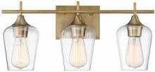 Savoy House 8-4030-3-322 - Octave 3-Light Bathroom Vanity Light in Warm Brass