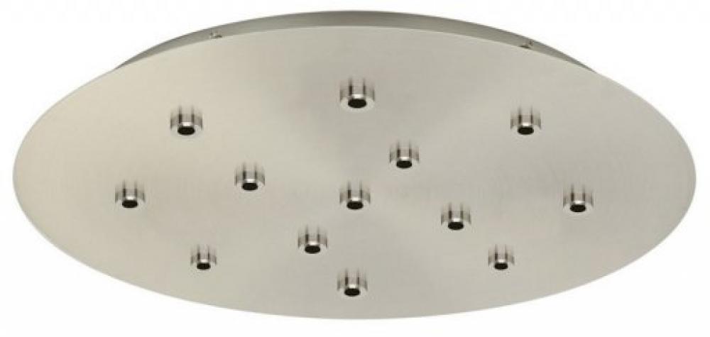 Canopy Line Voltage 13 Light 20" Round Satin Nickel