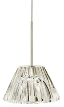 Stone Lighting PD043CRPNX2M - Pendant Ridge Crystal Clear Polished Nickel Hal G4 20W 350lm Monopoint