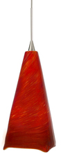 Stone Lighting PD166RDPNX3M - Pendant Swirl Red Polished Nickel GY6.35 Xenon 35W Monopoint Canopy