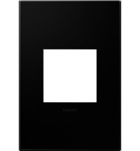 Legrand AWP1G2NK4 - adorne® Black Ink One-Gang Screwless Wall Plate