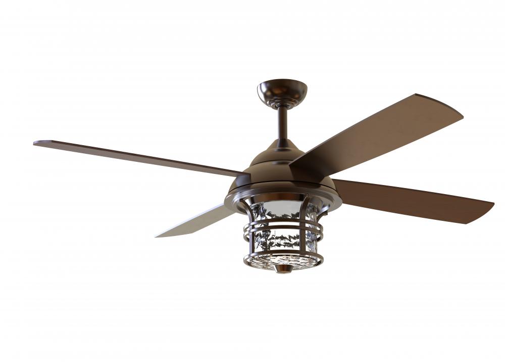 Courtyard 56" Ceiling Fan in Oiled Bronze