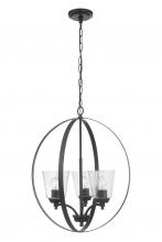 Craftmade 50233-FB - Tyler 3 Light Foyer in Flat Black