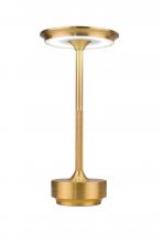 Craftmade 86294GD-TR - Rikki 1 Light LED Rechargeable Lamp in Gold