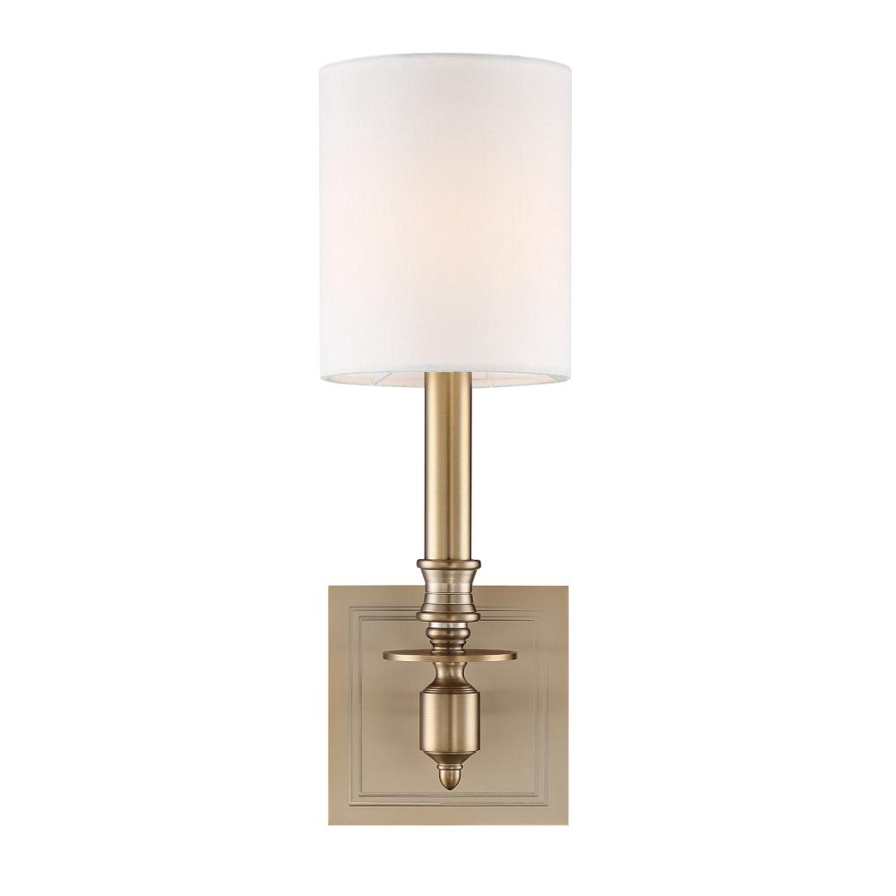 Lloyd 1 Light Aged Brass Sconce