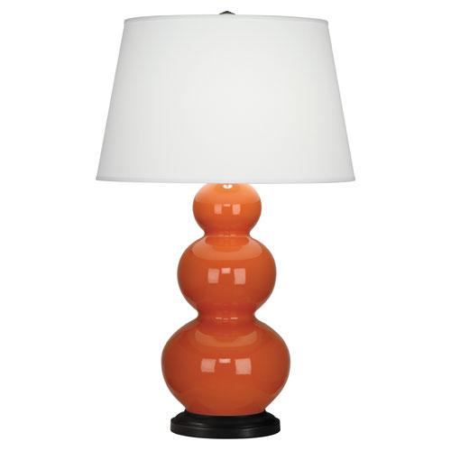 Pumpkin Triple Gourd Table Lamp