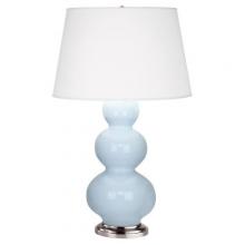 Robert Abbey 361X - Baby Blue Triple Gourd Table Lamp