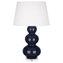 Robert Abbey MB43X - Midnight Triple Gourd Table Lamp