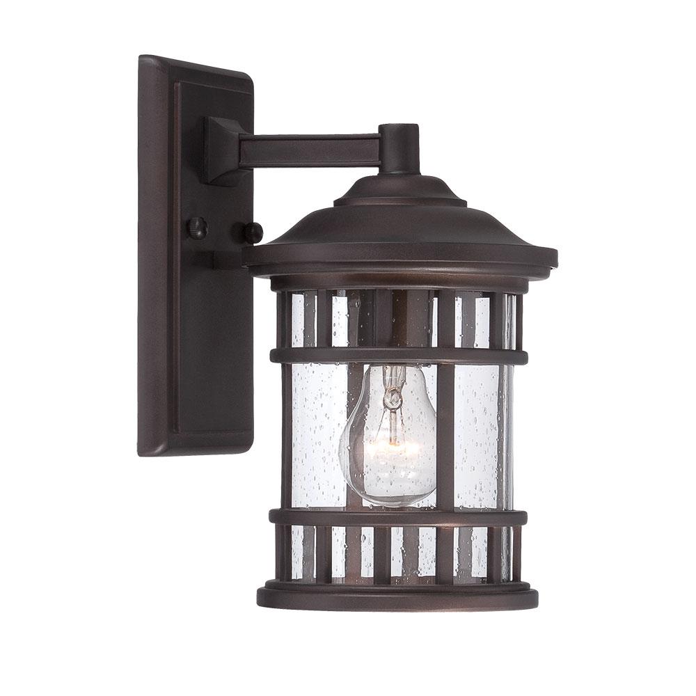 Vista II Collection Wall-Mount 1-Light Outdoor Architectural Bronze Light Fixture