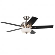 Kuzco Lighting Inc CF78752-BN-LKW - Erikson 52-in Brushed Nickel FAN + LED KIT with Bulb Ceiling Fan