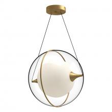 Kuzco Lighting Inc PD76716-BG-UNV - Aries 16-in Brushed Gold LED Pendant