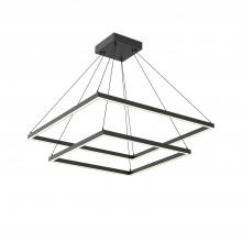 Kuzco Lighting Inc CH88232-BK - Piazza 32-in Black LED Chandeliers