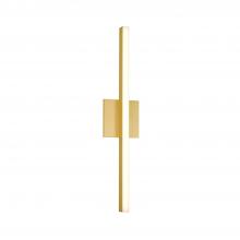 Kuzco Lighting Inc WS10324-BG - Vega 24-in Brushed Gold LED Wall Sconce