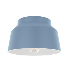 Hunter 19173 - Hunter Cranbrook Indigo Blue 1 Light Flush Mount Ceiling Light Fixture