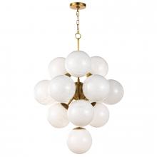 Regina Andrew 16-1278SRLNB - Regina Andrew La Dame Chandelier (Swirl Glass Na