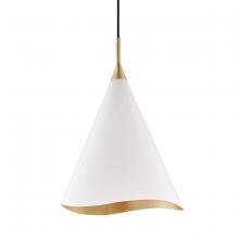 Hudson Valley 9613-GL/WHT - 1 Light Pendant