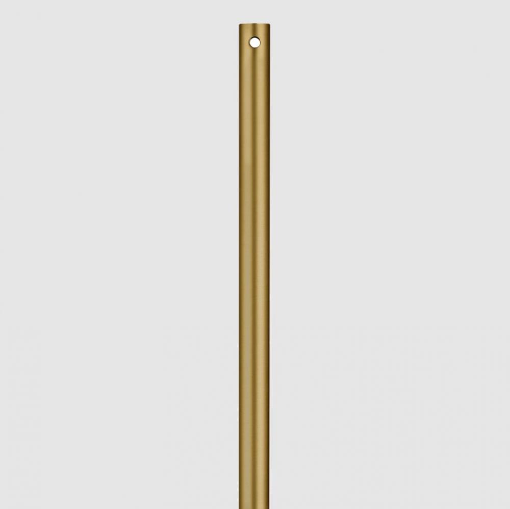 12" Downrod in Burnished Brass