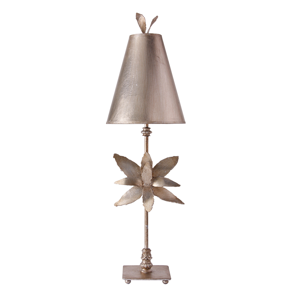 Azalea Silver Buffet Table Lamp