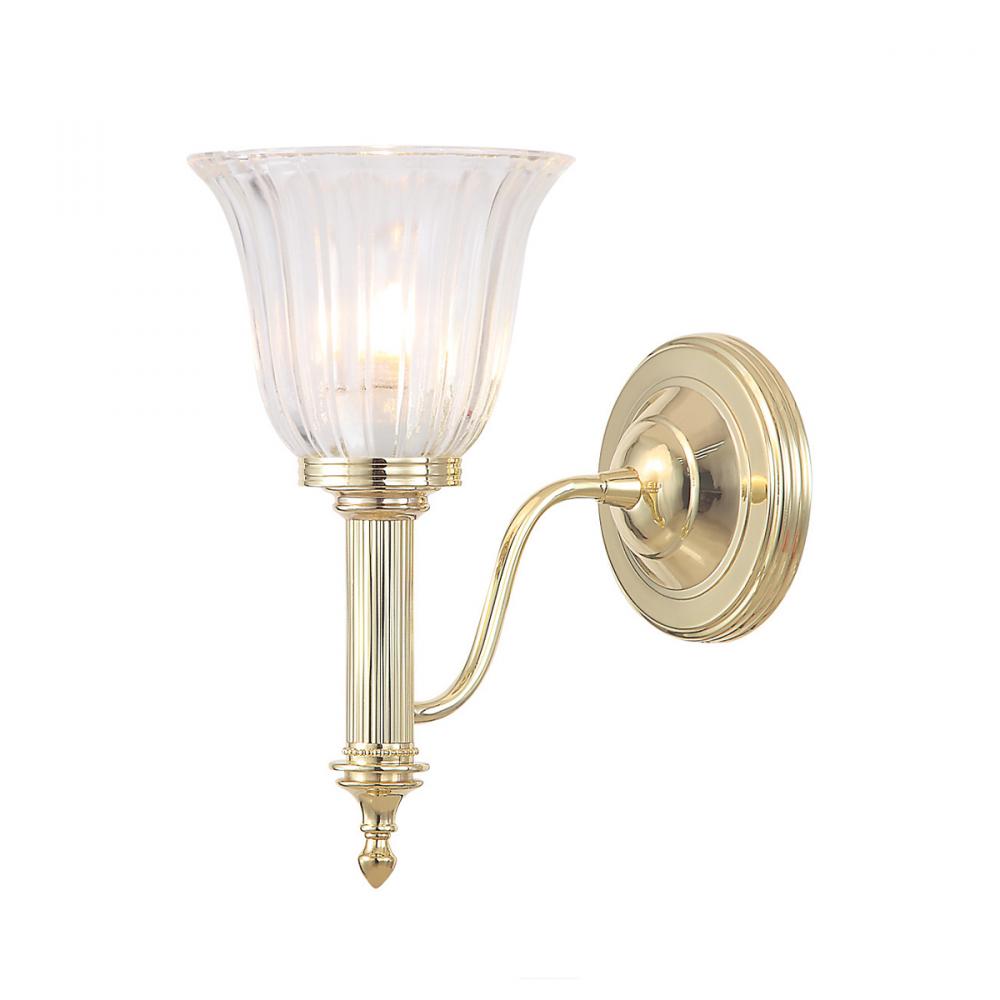 Carroll1 1 Light Bath Light in Polished Bronze