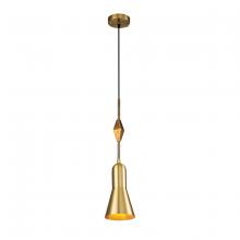 Lucas McKearn PD00117AGB-1 - Bijou Small Aged Brass Pendant