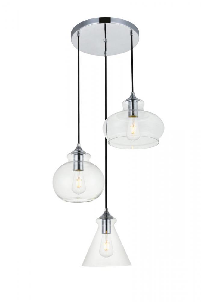 Keller 1 Light Black Pendant