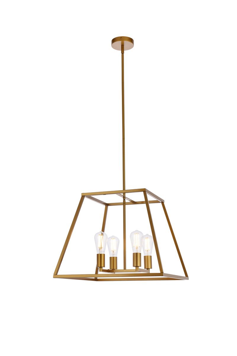 Declan pendant in brass