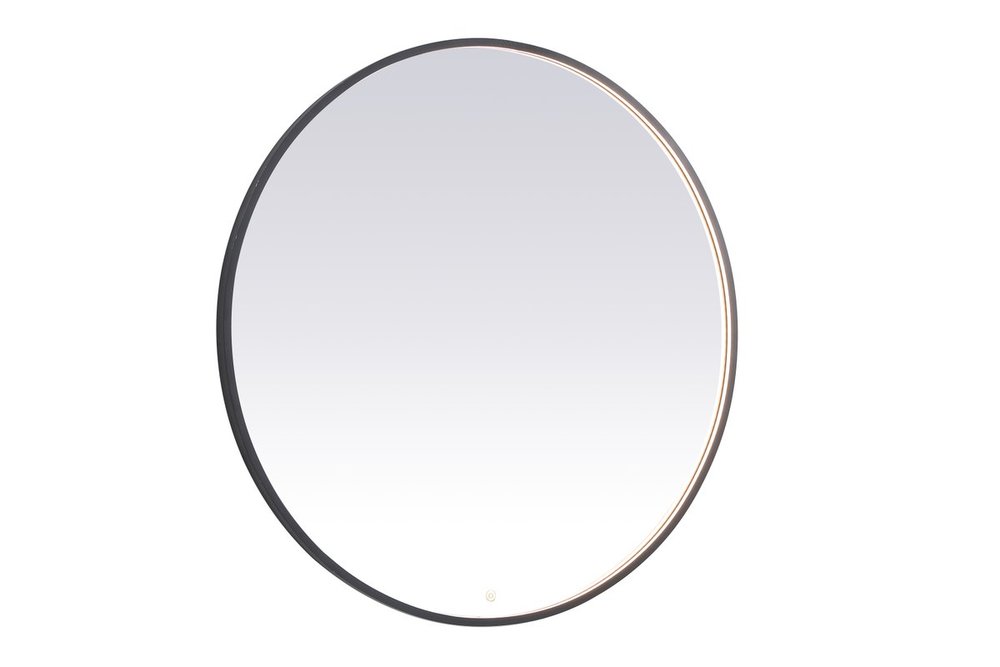 Pier 30x36 inch LED mirror with adjustable color temperature 3000K/4200K/6400K in black