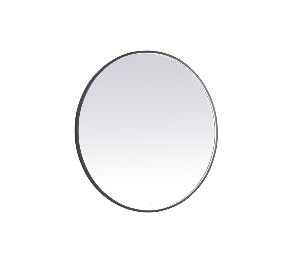 Pier 30x40 inch LED mirror with adjustable color temperature 3000K/4200K/6400K in black