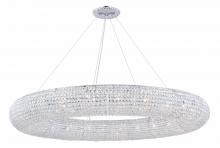 Elegant 2114G59C/RC - Paris 24 Light Chrome Chandelier Clear Royal Cut Crystal