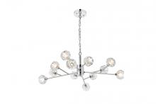 Elegant 3509D35C - Graham 12 Light Pendant in Chrome