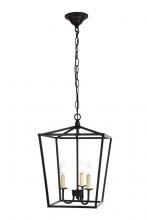 Elegant LD6008D12BK - Maddox Pendant Black Finish