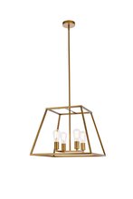 Elegant LD720D20BR - Declan pendant in brass