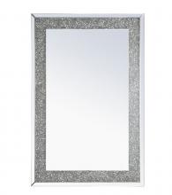 Elegant MR9173 - 31.5 Inch Rectangle Crystal Mirror In Clear Finish