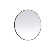 Elegant MRE63040BK - Pier 30x40 inch LED mirror with adjustable color temperature 3000K/4200K/6400K in black