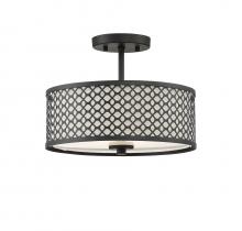 Savoy House Meridian M60016MBK - 2-Light Ceiling Light in Matte Black