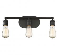 Savoy House Meridian M80012ORB - 3-Light Bathroom Vanity Light in Oil Rubbed Bronze