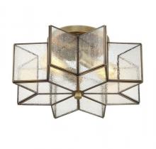 Savoy House Meridian M60004NB - 2-Light Ceiling Light in Natural Brass