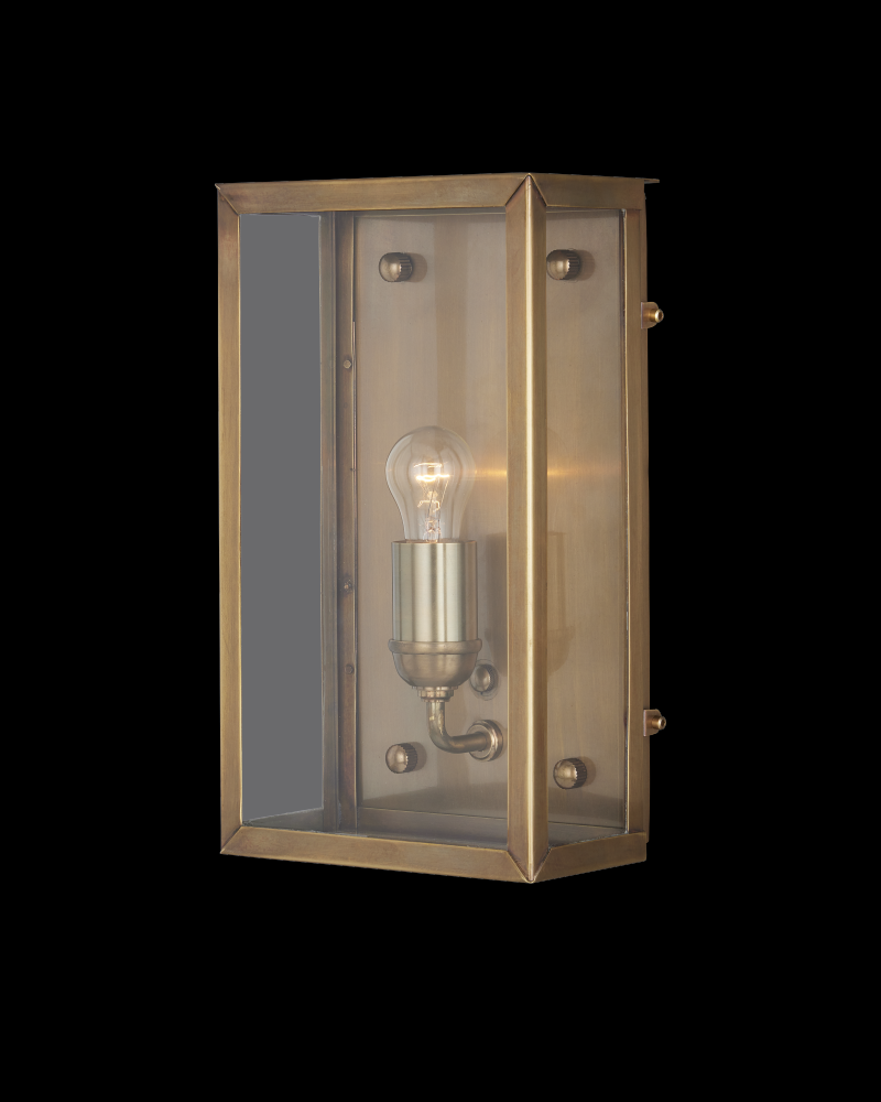 Royster Brass Outdoor Wall Sconce